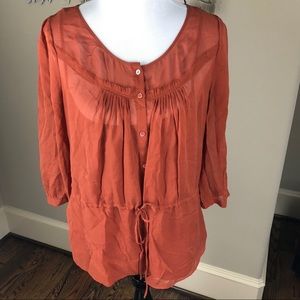 J Crew Silk Blouse + Camisole